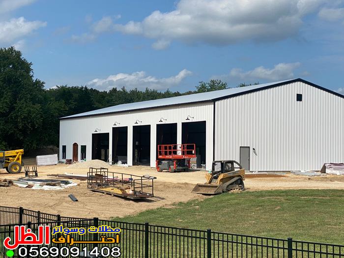 مؤسسة احتراف الظل: الحل الأمثل لتركيب هناجر تخزين في حي الريان بجدة